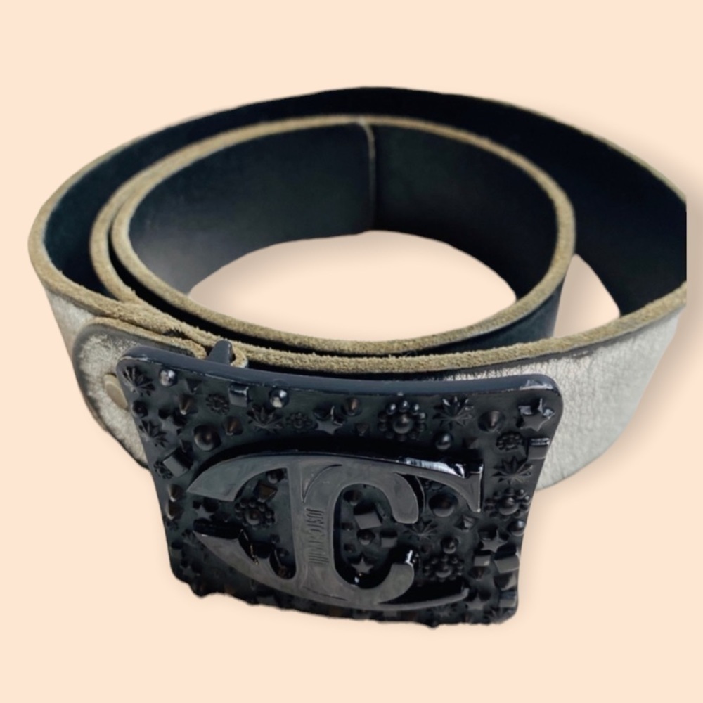 Just cavalli leather belt size 90